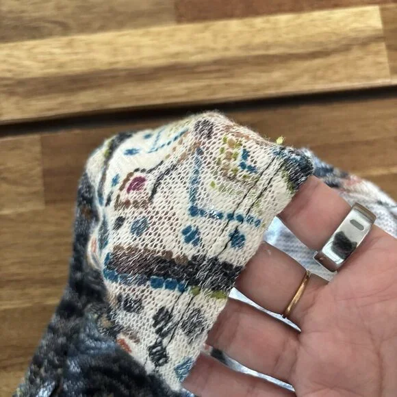 CATO Women's 18/ 20 Open Vest Top Southwestern Boho Tribal Festival Hippie - Picture 4 of 15